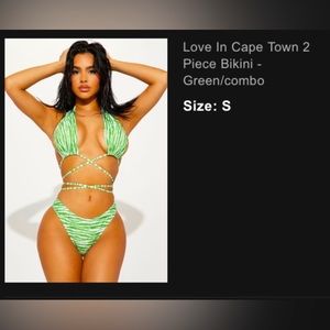 *NWT* Green Combo 2 Piece Bikini Set